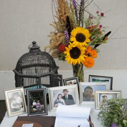 Wildflower backyard wedding as seen on @offbeatbride