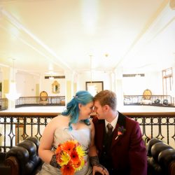 1O6A0608 - Rubber ducks and blue hair: we love this sea-inspired wedding meets masquerade Sea-inspired wedding meets masquerade