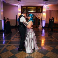 1O6A1656 - Rubber ducks and blue hair: we love this sea-inspired wedding meets masquerade Sea masquerade wedding meets masquerade