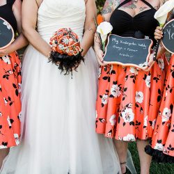 201606 25LileyWedding0310 - This rockabilly-themed wedding is retro fabulous This red rockabilly wedding is retro fabulous