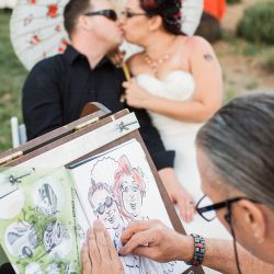 201606 25LileyWedding0664 - This rockabilly-themed wedding is retro fabulous This red rockabilly wedding is retro fabulous