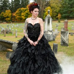 Use dry ice to spookify your wedding photos as seen on @offbeatbride #halloween #wedding