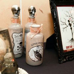 Haunted library wedding as seen on @offbeatbride #halloween #wedding