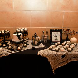 Haunted library wedding as seen on @offbeatbride #halloween #wedding