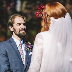 AJP8773 - This woodsy chic backyard wedding was a labor of love This woodsy chic backyard wedding was a labor of love