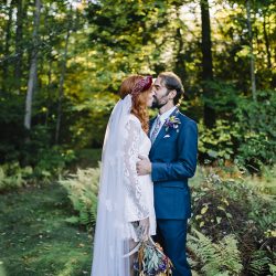 AJP9045 - This woodsy chic backyard wedding was a labor of love This woodsy backyard wedding was a labor of love