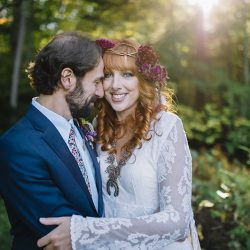 AJP9088 - This woodsy chic backyard wedding was a labor of love This woodsy backyard wedding was a labor of love