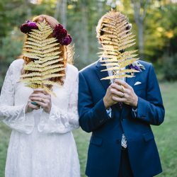 AJP9165 - This woodsy chic backyard wedding was a labor of love This woodsy backyard wedding was a labor of love