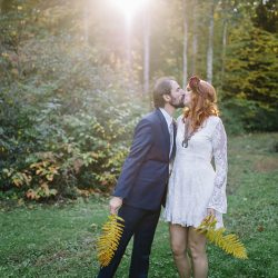 AJP9186 - This woodsy chic backyard wedding was a labor of love This woodsy backyard wedding was a labor of love