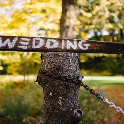 AJP9233 - This woodsy chic backyard wedding was a labor of love This woodsy backyard wedding was a labor of love