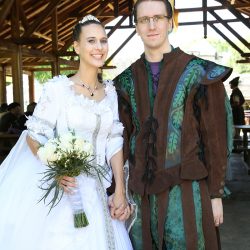 A Renaissance fantasy wedding as seen on @offbeatbride #renaissance #wedding
