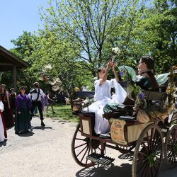 A Renaissance fantasy wedding as seen on @offbeatbride #renaissance #wedding