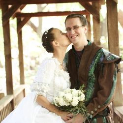A Renaissance fairy tale fantasy wedding as seen on @offbeatbride #renaissance #wedding