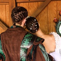 A Renaissance fantasy wedding as seen on @offbeatbride #renaissance #wedding