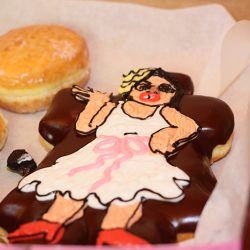 IMG 5941 - Ring Pops, donuts, and ladies in love at this Voodoo Donuts wedding Ring Pops, donuts, and ladies in love at this Voodoo Donuts ceremony