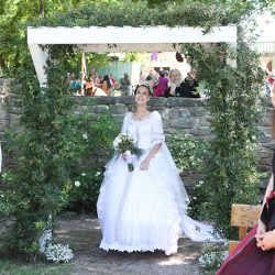 A Renaissance fairy tale fantasy wedding as seen on @offbeatbride #renaissance #wedding