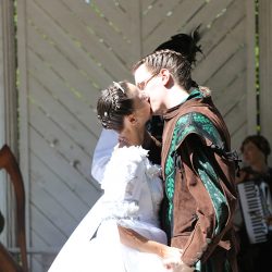 A Renaissance fairy tale fantasy wedding as seen on @offbeatbride #renaissance #wedding