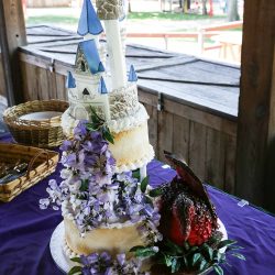 A Renaissance fantasy wedding as seen on @offbeatbride #renaissance #wedding