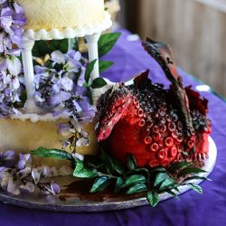A Renaissance fantasy wedding as seen on @offbeatbride #renaissance #wedding