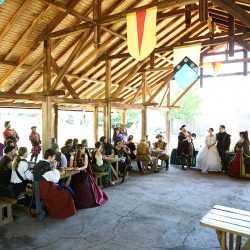A Renaissance fantasy wedding as seen on @offbeatbride #renaissance #wedding