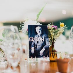 John Victoria189 - Scientists and flasks abound at this science meets art wedding Science + art wedding as seen on @offbeatbride
