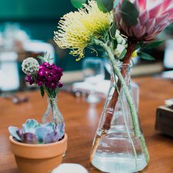 John Victoria195 - Scientists and flasks abound at this science meets art wedding Science + art wedding as seen on @offbeatbride