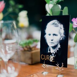 John Victoria197 - Scientists and flasks abound at this science meets art wedding Science + art wedding as seen on @offbeatbride