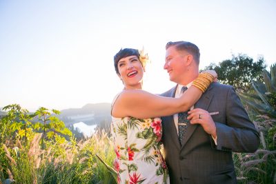 Keely Gunnar Russell Gearhart Photography 1501311386664KEELYGUNNAR low - Fabulous kitsch reigns supreme at this Hollywood luau tiki wedding Fabulous kitsch reigns supreme at this Hollywood luau tiki wedding