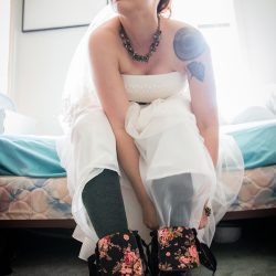 OBB1 0003 - A steampunk circus wedding with corsets, ringleaders, and the best flower girl you'll see today Awesome steampunk circus wedding as seen on @offbeatbride