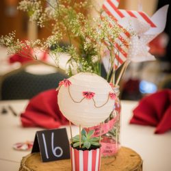 OBB1 0011 - A steampunk circus wedding with corsets, ringleaders, and the best flower girl you'll see today Awesome steampunk circus wedding as seen on @offbeatbride