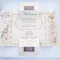Harry Potter meets Star Wars wedding as seen on @offbeatbride