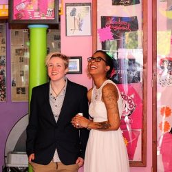 dfgf - Ring Pops, donuts, and ladies in love at this Voodoo Donuts wedding Ring Pops, donuts, and ladies in love at this Voodoo Donuts ceremony
