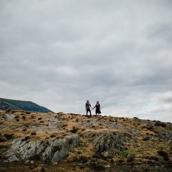enchanted brides photography 20 - This topless engagement shoot on a cold mountain in Wales is super freeing (SFW!) Topless engagement shoot on a cold mountain in Wales as seen on @offbeatbride