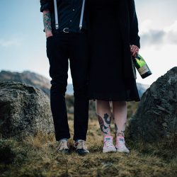 enchanted brides photography 216 - This topless engagement shoot on a cold mountain in Wales is super freeing (SFW!) Topless engagement photos on a cold mountain in Wales as seen on @offbeatbride