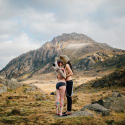 enchanted brides photography 4 2 - This topless engagement shoot on a cold mountain in Wales is super freeing (SFW!) Topless engagement shoot on a cold mountain in Wales as seen on @offbeatbride