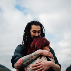 enchanted brides photography 49 - This topless engagement shoot on a cold mountain in Wales is super freeing (SFW!) Topless engagement shoot on a cold mountain in Wales as seen on @offbeatbride