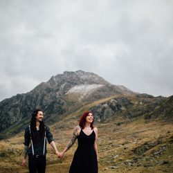 enchanted brides photography 66 - This topless engagement shoot on a cold mountain in Wales is super freeing (SFW!) Topless engagement shoot on a cold mountain in Wales as seen on @offbeatbride