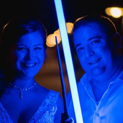 Harry Potter + Star Wars wedding as seen on @offbeatbride