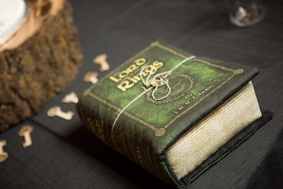 24017502226 229ec05d4d c - Let this Lord of the Rings ring book carry the burden of the one ring for you Lord of the Rings pillow ring book