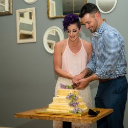 Fishler Graves Amanda Photographic 041616FishlerGravesWedding434 low - Gold crowns, purple hair, and tears galore at this Oregon schoolhouse wedding Adorable Oregon small wedding