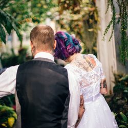 Mike and Greer 23 - A tattoo artist and his tattooed bride at this Tacoma tattooed wedding A tattoo artist and his tattoo bride at this Tacoma wedding
