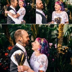 Mike and Greer 38 - A tattoo artist and his tattooed bride at this Tacoma tattooed wedding A tattoo artist and his tattoo bride at this Tacoma wedding