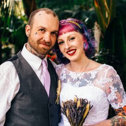 Mike and Greer 42 - A tattoo artist and his tattooed bride at this Tacoma tattooed wedding A tattoo artist and his tattoo bride at this Tacoma wedding