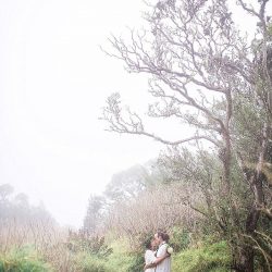 Off beat Bride Submission 0054 - An elopement in Maui with a volcano backdrop A Maui elopement with a volcano backdrop as seen on @offbeatbride