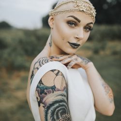 This stunning bald bride proves hair is never necessary to steal hearts
