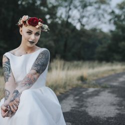 This stunning bride with Alopecia proves hair is never necessary to steal hearts
