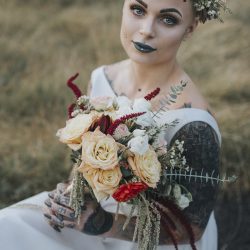 This stunning bride with Alopecia proves hair is never necessary to steal hearts
