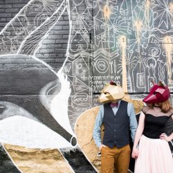Animal mask engagement shoot
