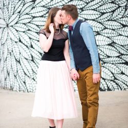 Bear + fox mask engagement shoot