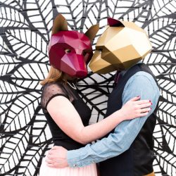 Animal mask engagement shoot